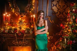 vintage kerstjurk