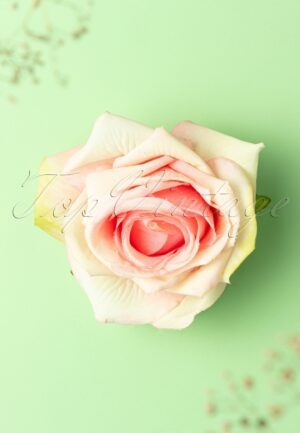 Scented Love Flower haarclip in blush