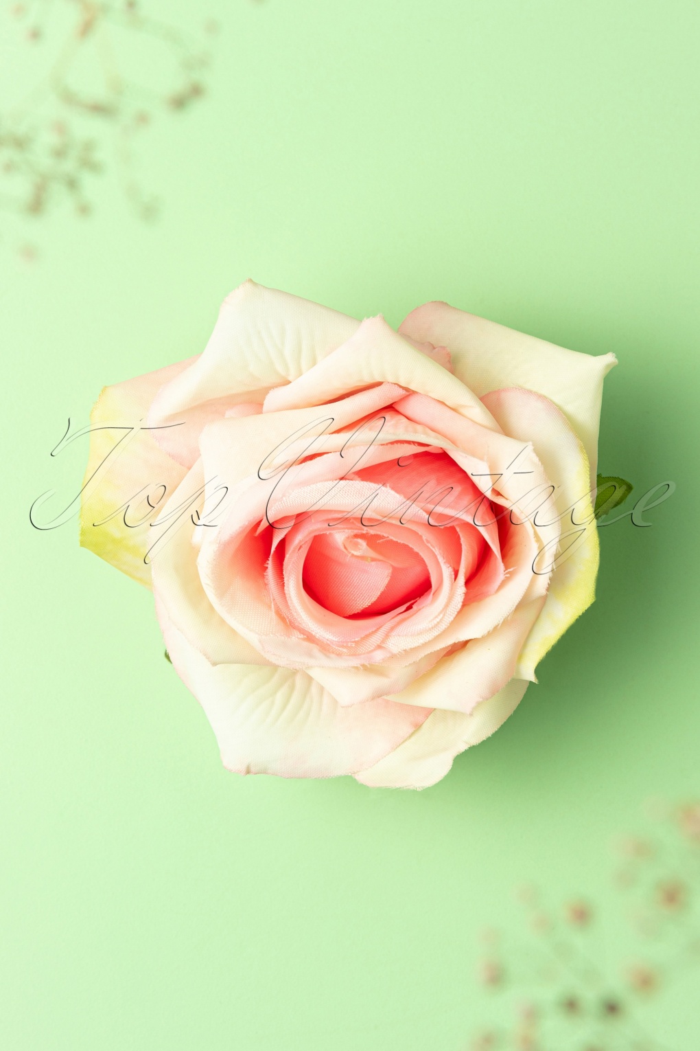 Scented Love Flower haarclip in blush