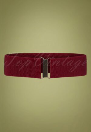 Gloria stretch riem in bordeaux