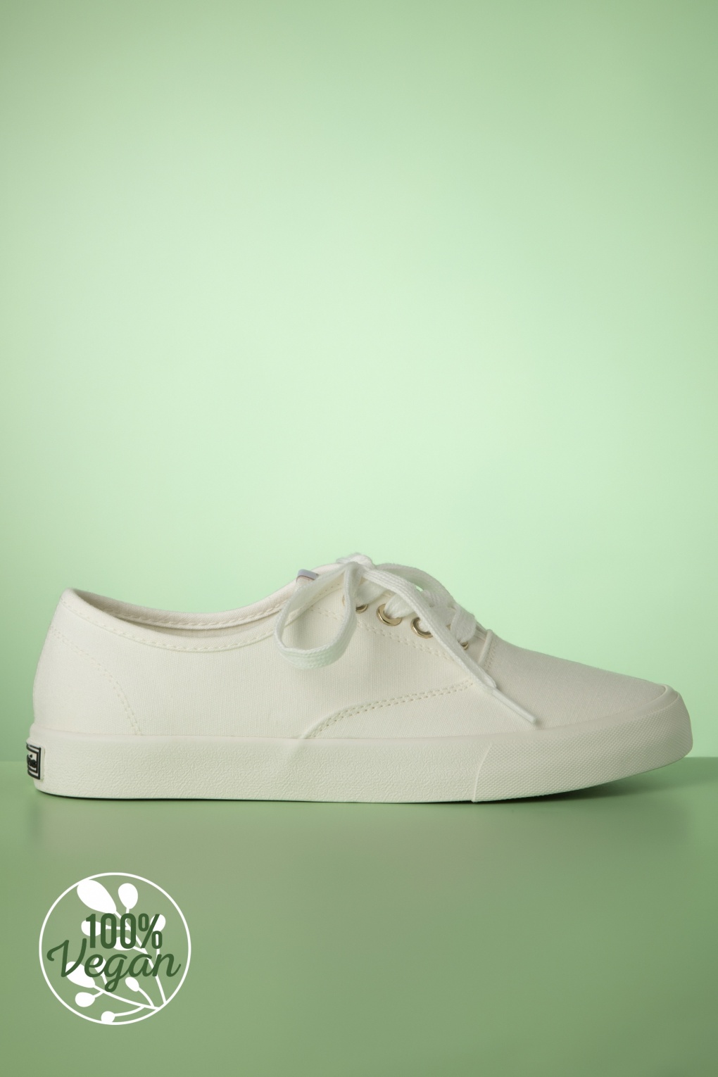 Chloe canvas sneakers in gebroken wit