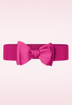 Bella Bow riem in roze