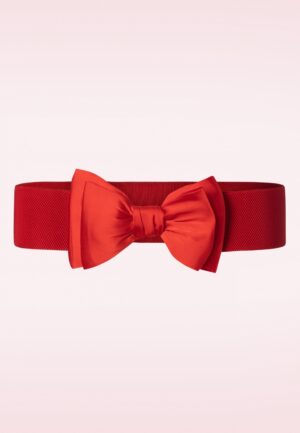 Bella Bow riem in rood