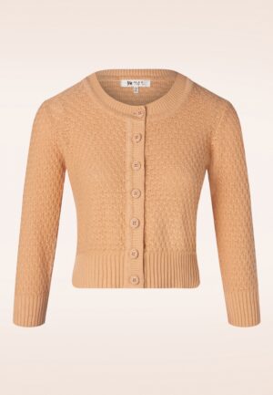 Jennie vest in bruin