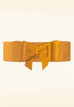 Play It Right Bow riem in mosterd