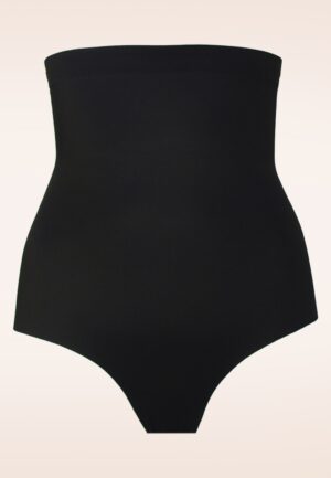 Maxi sexy hoge slip in zwart