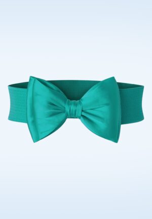 Bella Bow riem in teal