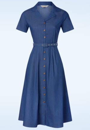 Summer Denim Dream jurk in blauw