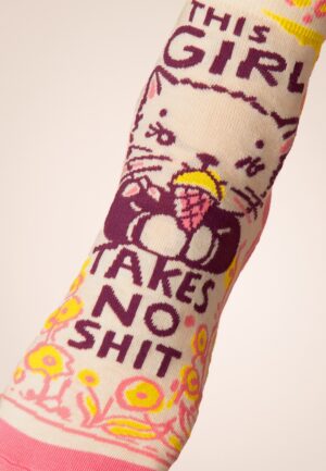 This Girl Takes No Shit enkel sokken
