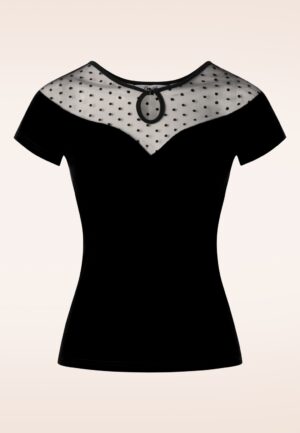 Smoulder top in zwart