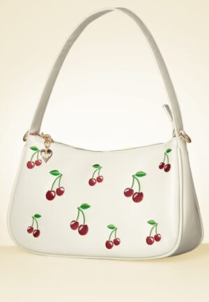 Wild Cherry handtas in gebroken wit