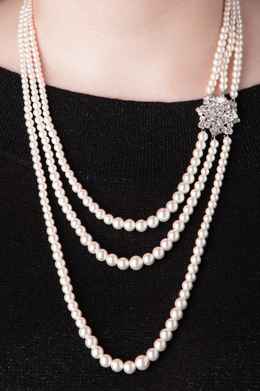 Paris Pearls Crystal ketting