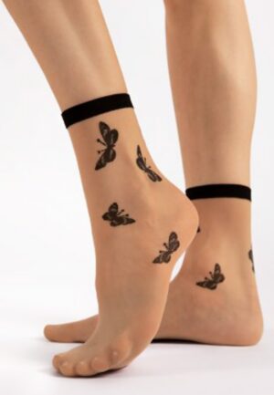 Summer Butterfly kousjes in poeder en zwart