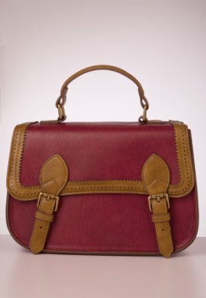 Carter Satchel handtas in rood