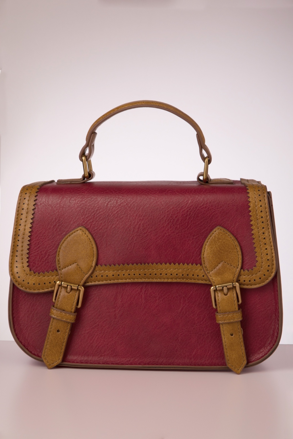 Carter Satchel handtas in rood
