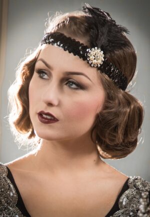 Her Ladyships Feather hoofdband