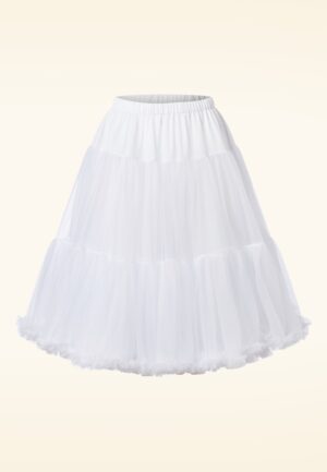 The Penelope petticoat in stralend wit