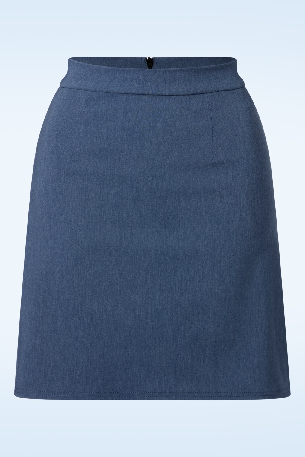 Topvintage exclusive ~ Lina Bengaline A-Line rok in denim blauw