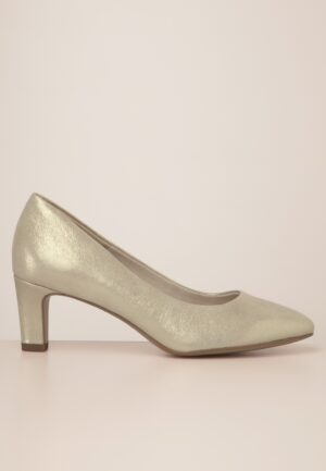 Sally pumps in champagne
