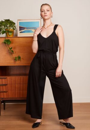 Lenny jumpsuit in zwart