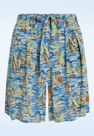 Marnie short Le Bec in maanlicht blauw