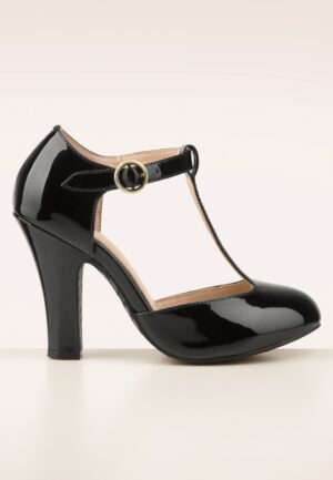 June effortlessly elegant lakpumps in zwart