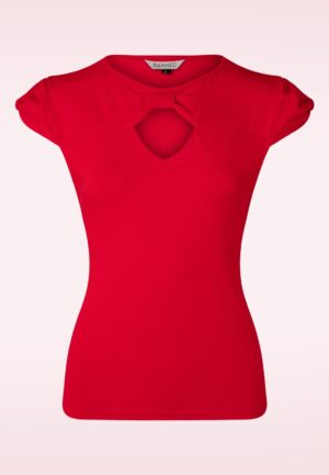Be free jersey top in rood