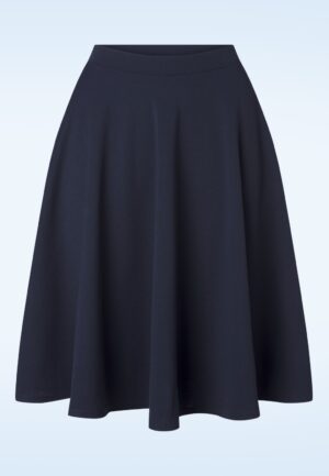 Topvintage exclusive ~ Sheila swing rok in marineblauw
