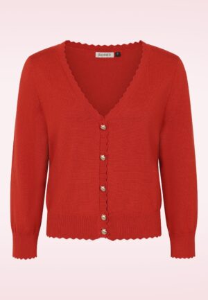 Thelma Scallop vest in roest
