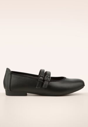 Diana Softline Vegan ballerina's in zwart