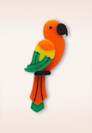Pancha's Parrot broche