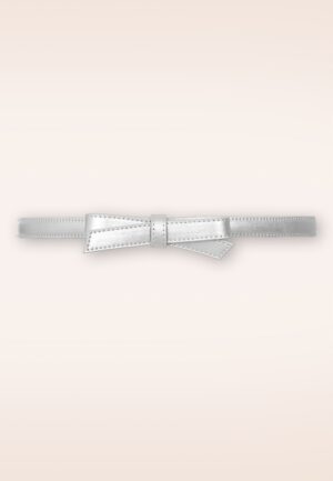 Gold rush riem in zilver