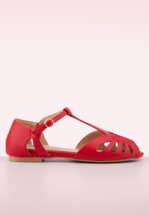 Secret Love flats in rood