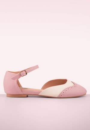 Dapper Dancemates flats in lichtroze