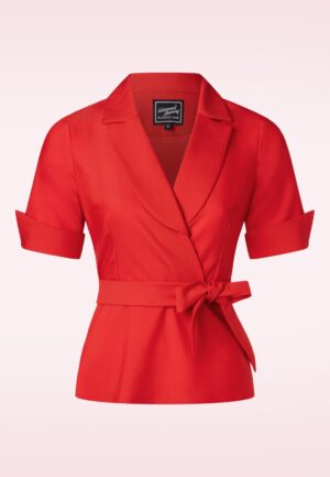 Veronika blouse in rood