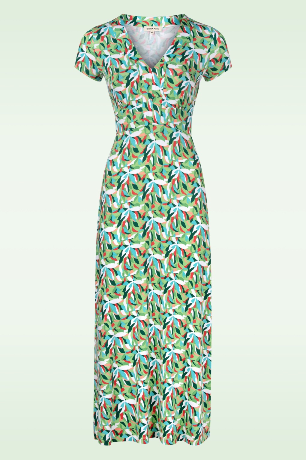 Riva maxi jurk in Groen