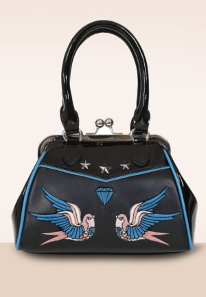 The Swallows Return handtas in zwart