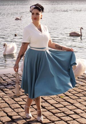 Dance & Sway swing rok in blauw