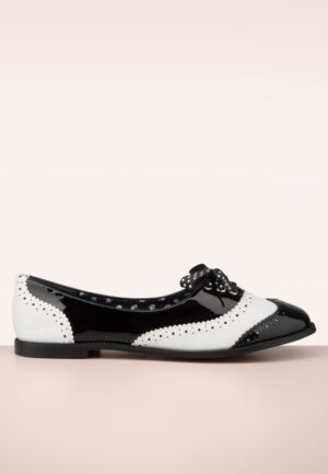 Milana brogues in zwart en wit