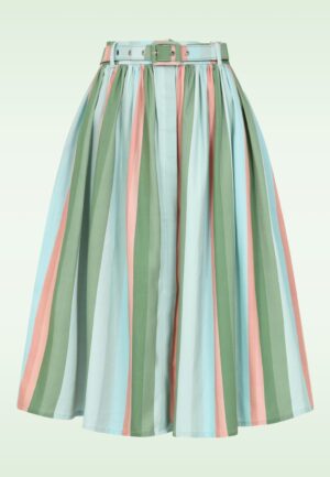 Mila Lollipop Stripes swing rok in multi