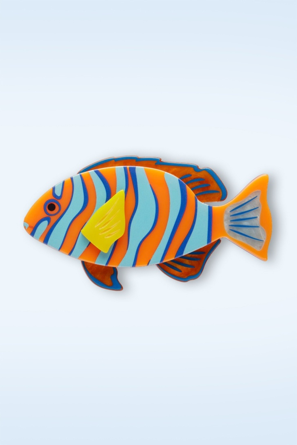 Harlequin Tuskfish broche