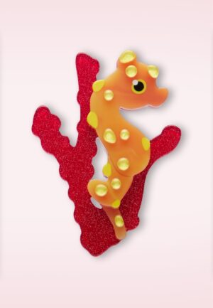 Pygmy Seahorse broche