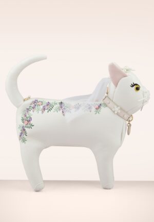 The Wedding Shop - Violet the Bride Cat tas in wit