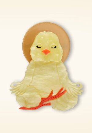 The Yoga Chick broche