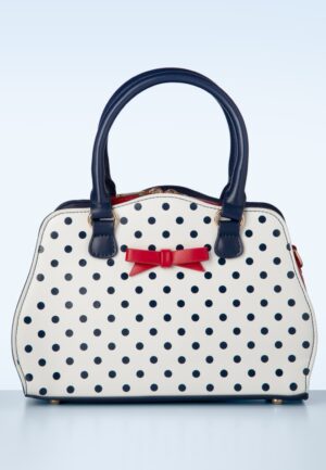 Poppy Polka handtas in wit