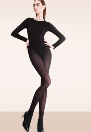 Paula klassieke panty in zwart