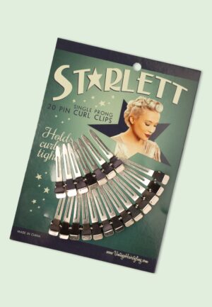 Vintage haarstyling: Starlett Single Prong Pin Curl Clips
