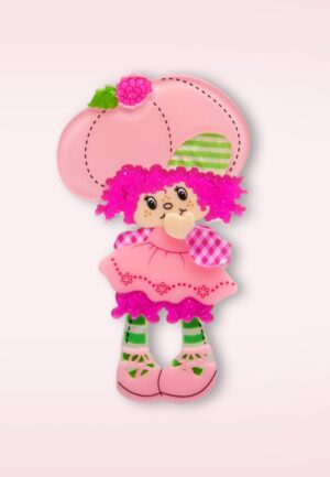 Raspberry Tart broche
