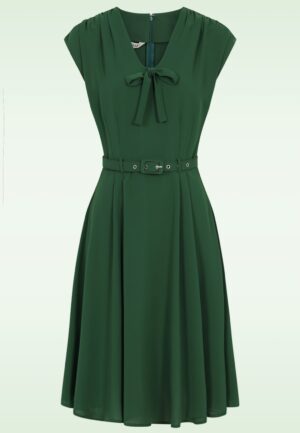 Holly swing jurk in groen