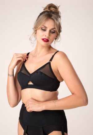 Liz Nouveau Retro BH in zwart